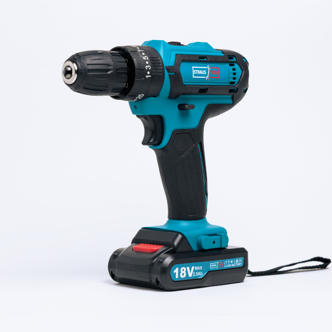 AKU BUŠILICA 18V SA 2 BATERIJE | STRAUSTECH