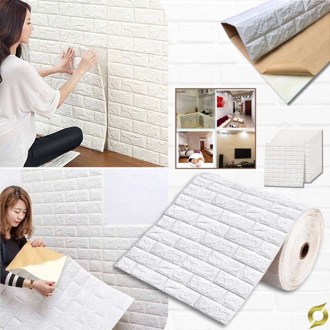 Zidne naljepnice u roli s 3D izgledom 5 Metara duljine i 70 cm širine | 3DWALL