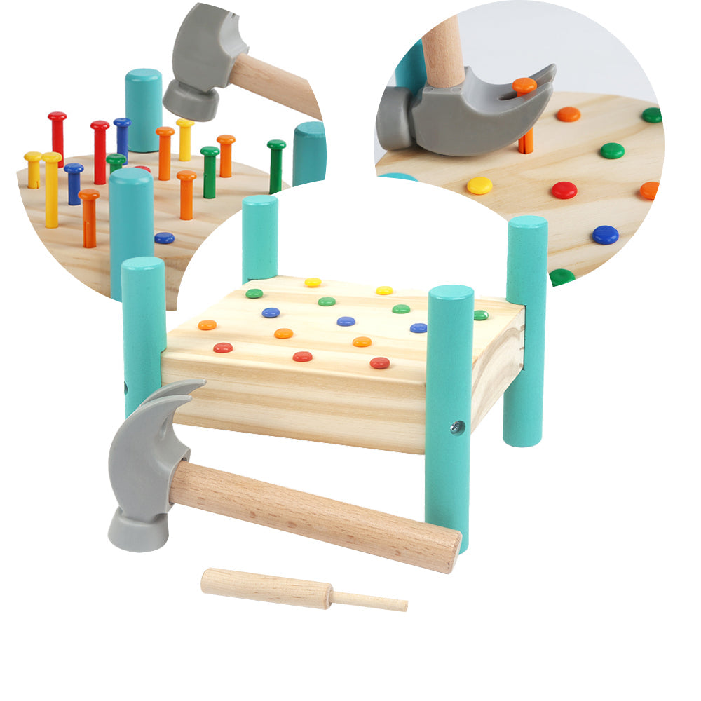 Drvena igra čavlićima i čekićem | NailPlay