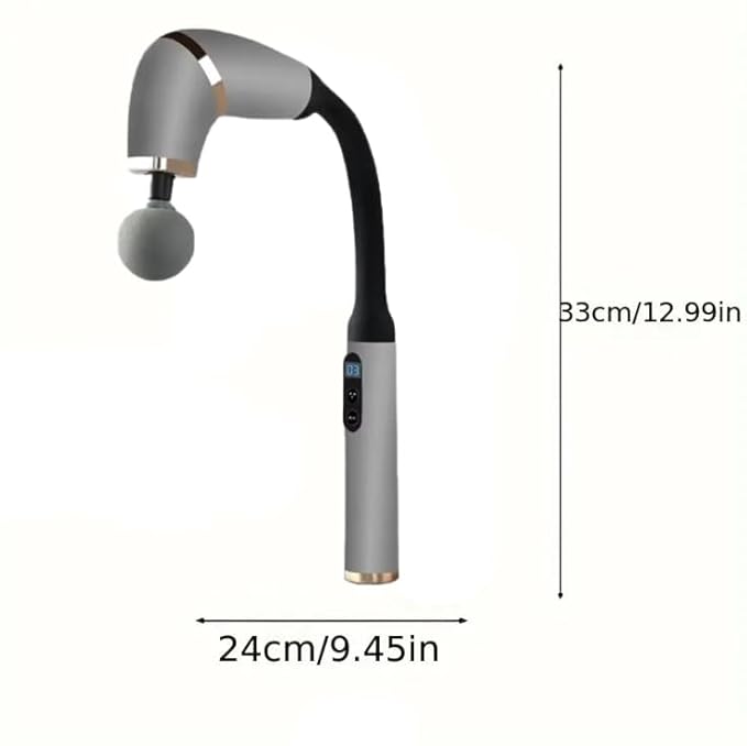 PULSIRAJUĆI PIŠTOLJ MASAŽER SA DUGOM RUČKOM