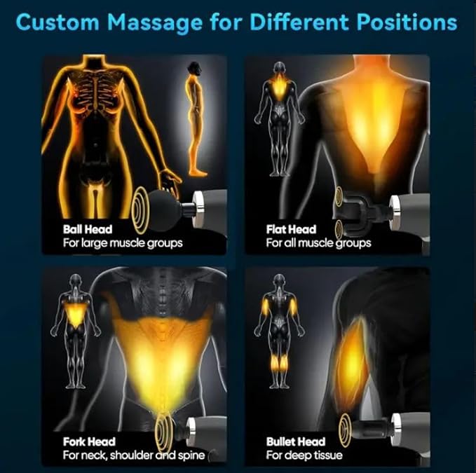 PULSIRAJUĆI PIŠTOLJ MASAŽER SA DUGOM RUČKOM