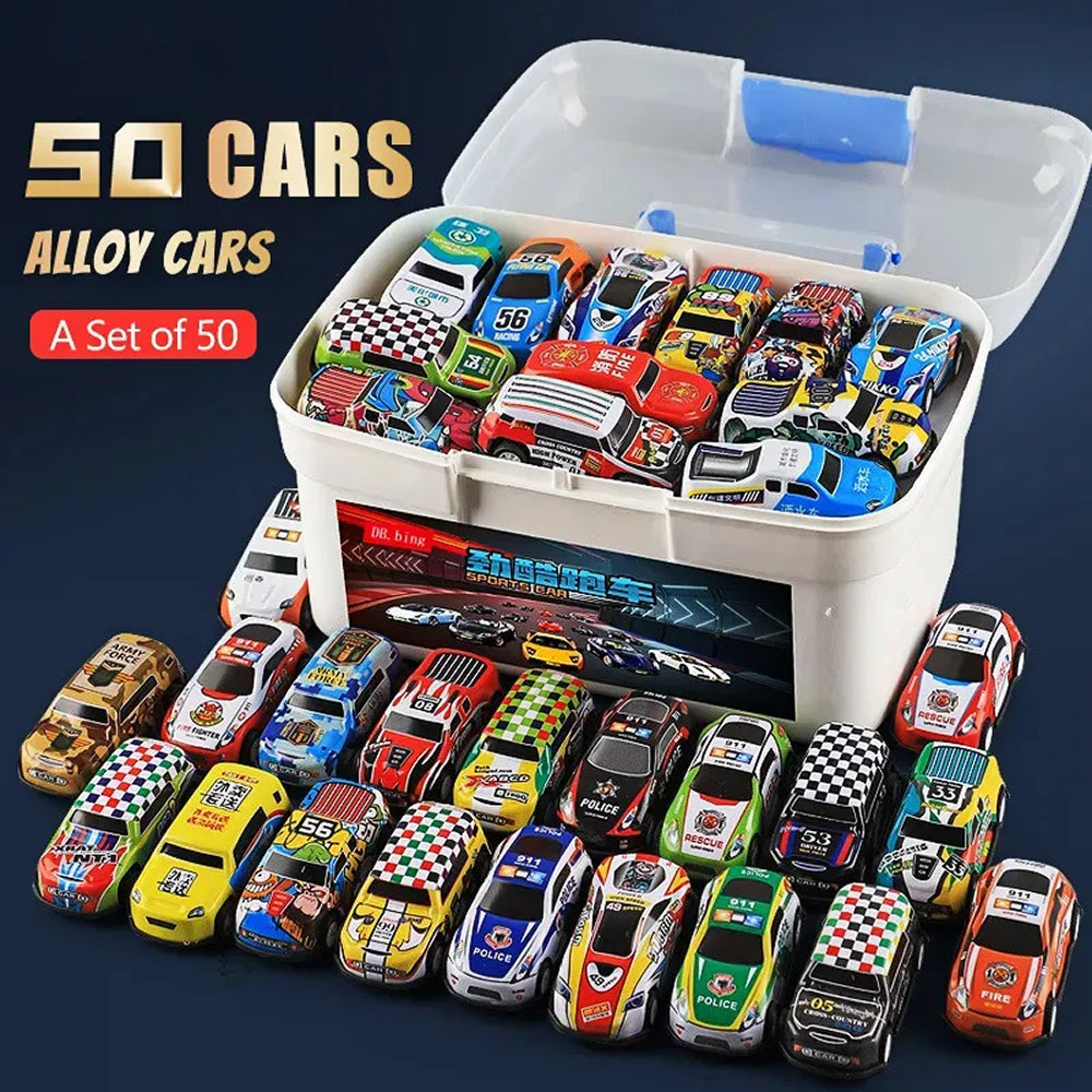 Set od 50 metalnih autića | SpeedRacers