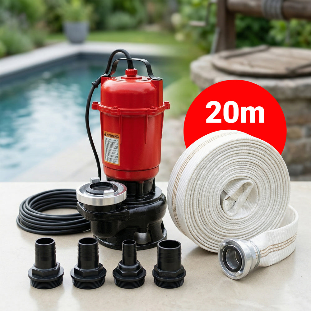 Potopna pumpa 1250W s Crijevom 20m | AquaDrain