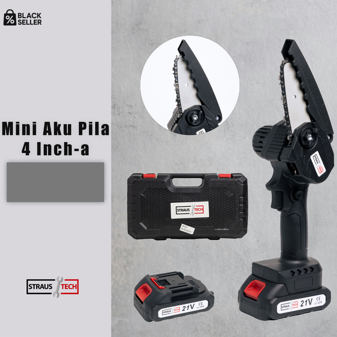 Straus Tech Mini aku pila s dvije baterije