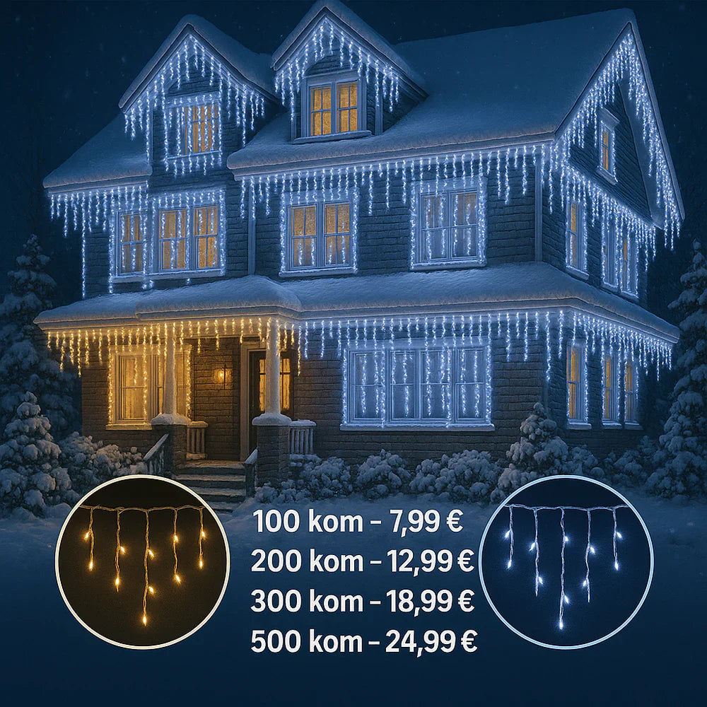 LED BOŽIĆNE LAMPICE I SIGE