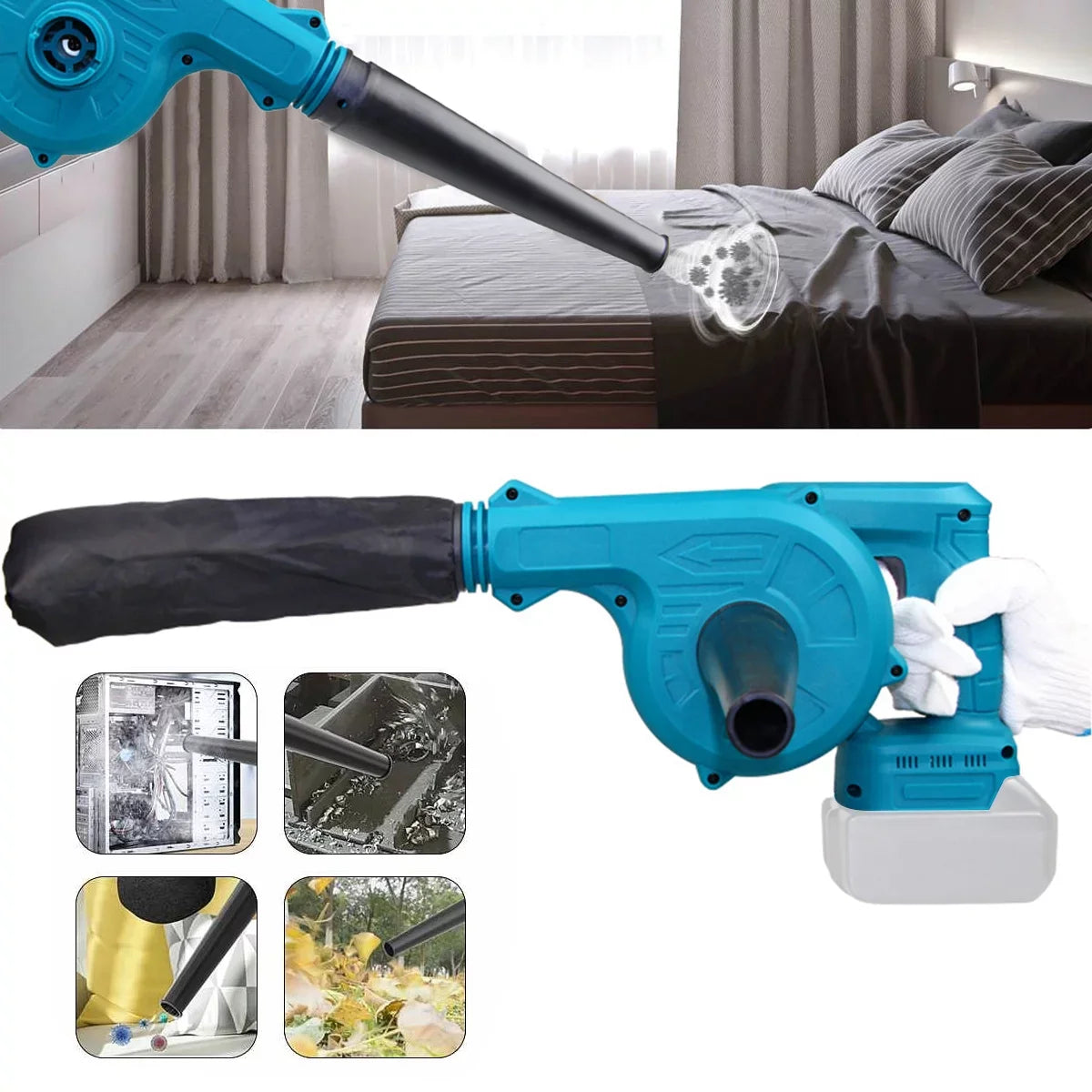 Straus Tech 2u1 Aku puhač i usisavač + 2 Baterije